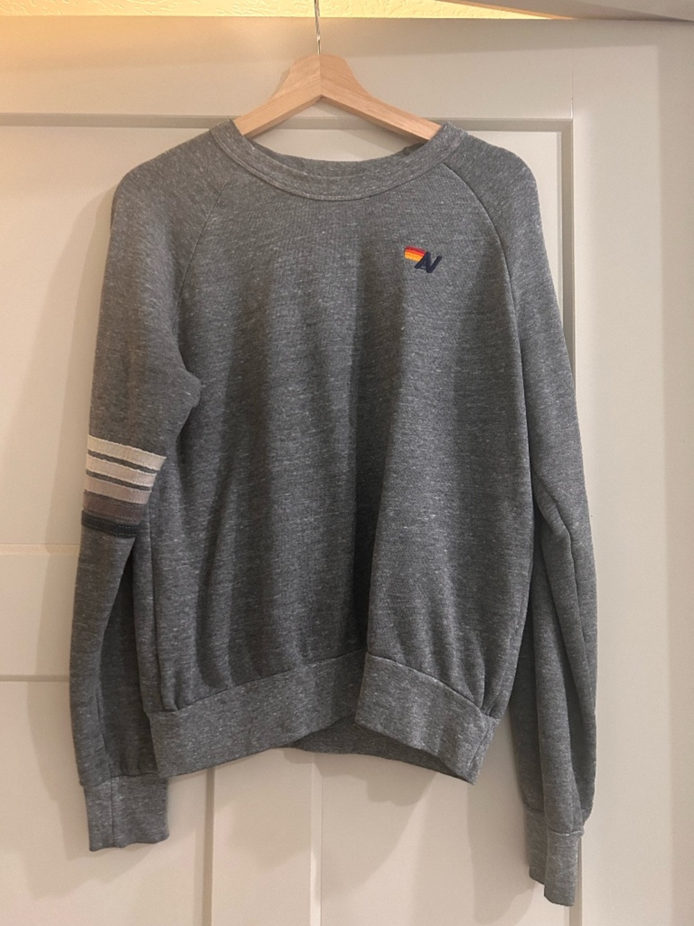 Aviator nation heather gray sweatshirt XS